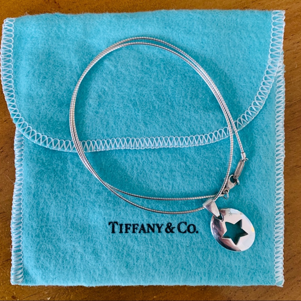 Tiffany & Co. Sterling Silver Star Necklace